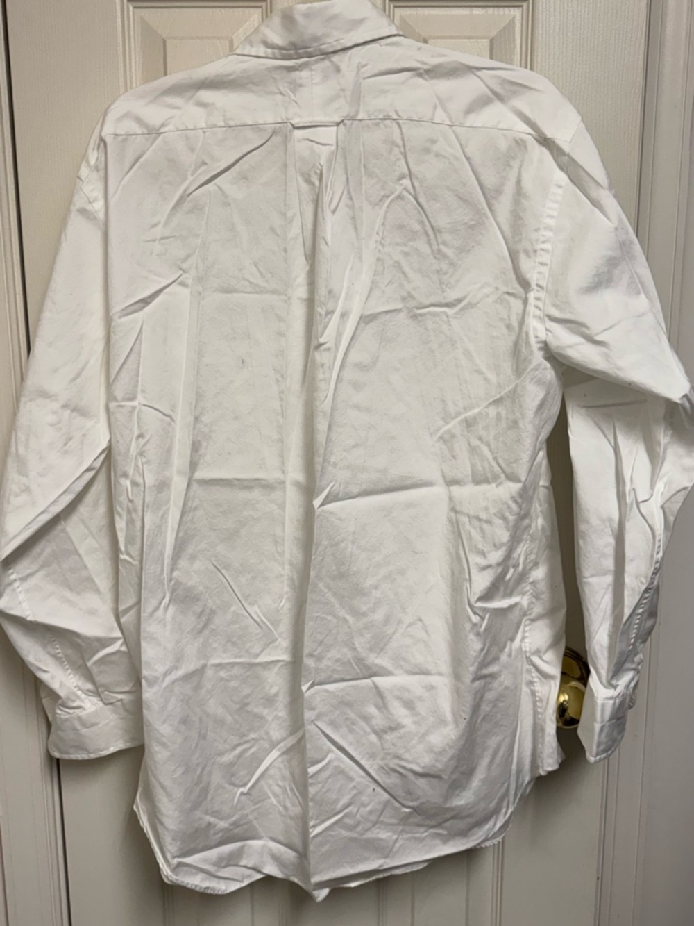 NWOT Preswick & Moore White Long-Sleeve Button-Down Shirt - Picture 5 of 5